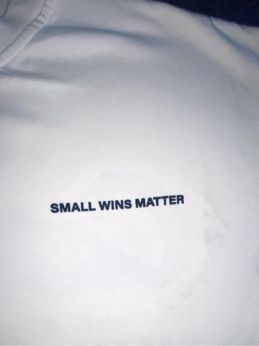 Boys White 'Small Wins Matter' Graphic Tee - Picture 3 of 7